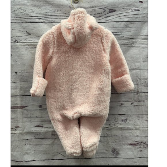 Baby GAP Pink One-Piece Snowsuit/Covering size 6-12M - Picture 3 of 3